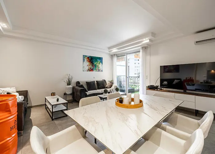 Modern 1 Bedrm With Balcony - Cannes-croisette Daire